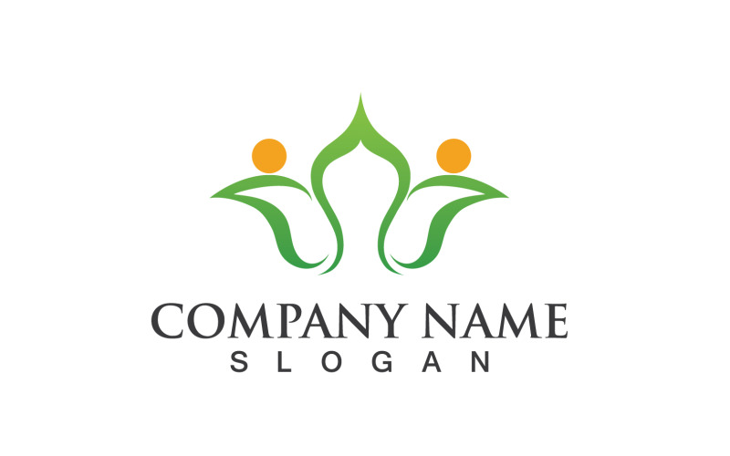 Lotusbloem Logo En Pictogram Vector V1