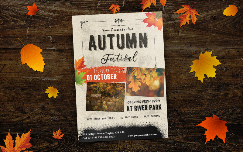 Mid Autumn Festival Flyer Print and Social Media Template-04
