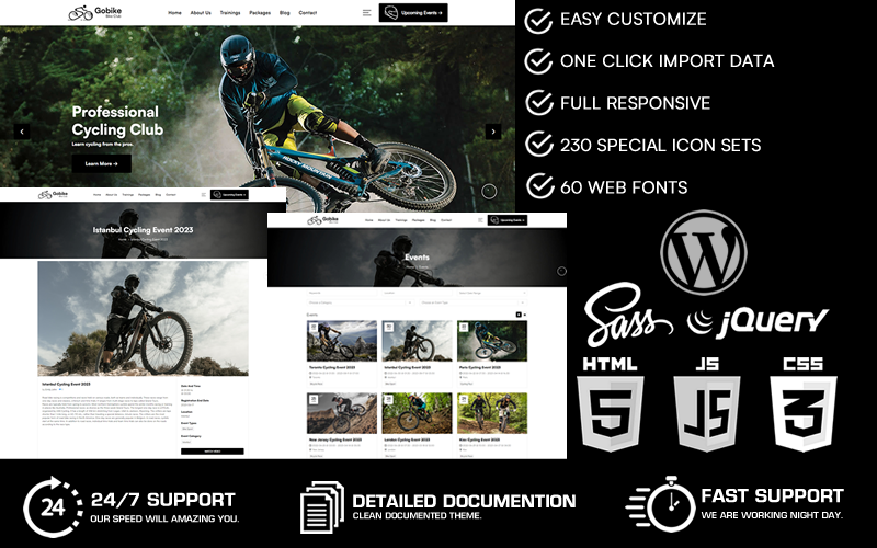 Gobike - Bike Club WordPress-thema