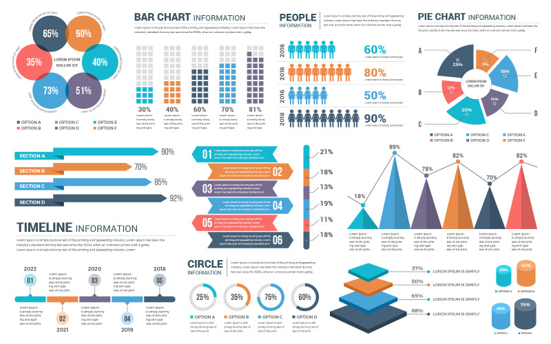 Mehrzweck-Infografik-Elemente
