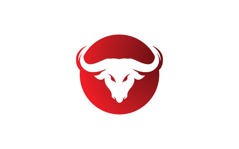 Bull Logo Vector Symbol V6