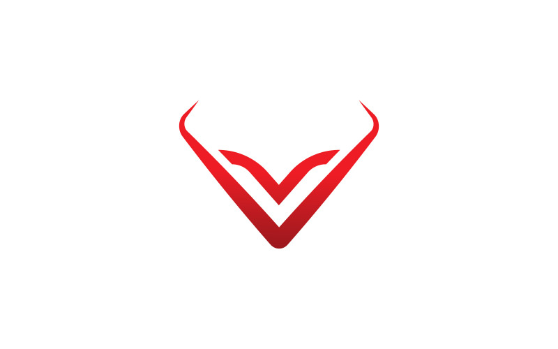 Bull Logo vektor szimbólum V4