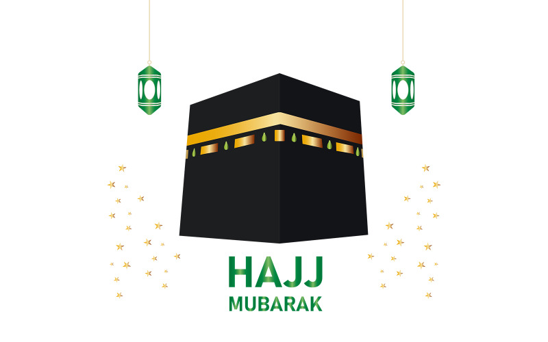 Hajj Mubarak ilustración vectorial