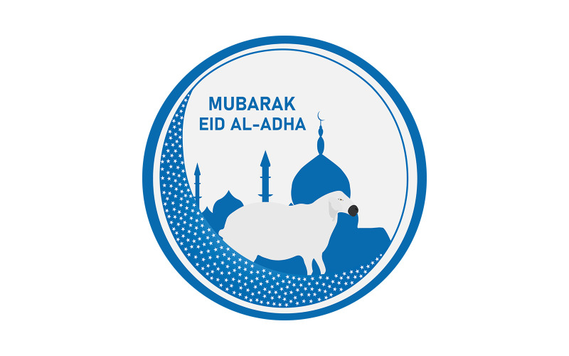 Vektor Mubarak Eid Al Adha