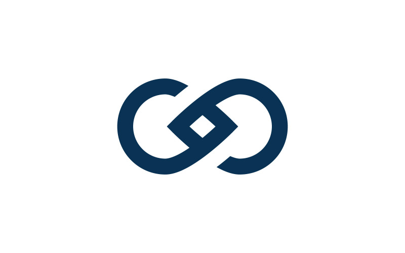 Logo infinito Icona Design Vector V4