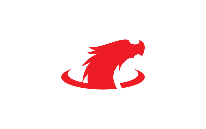 Dragon Logo Vector Symbool V7