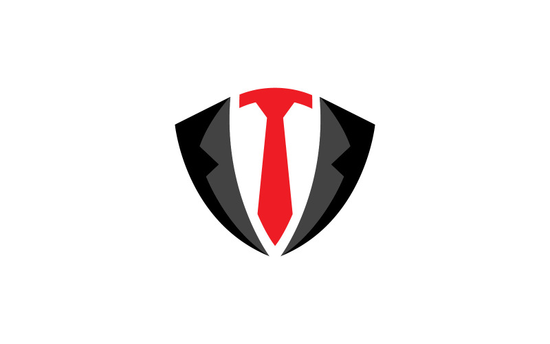 Smoking klänning logotyp vektorsymbol V4