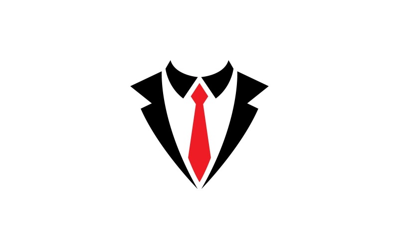 Sukienka smokingowa Logo Vector Symbol V2