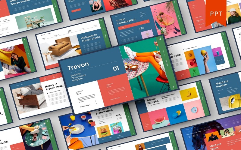 Trevon - Modello di PowerPoint aziendale