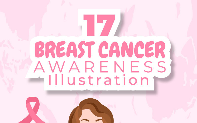 17 Ilustração do Mês de Conscientização do Câncer de Mama
