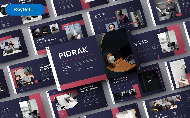 Pidrak — Шаблон бизнес-презентации