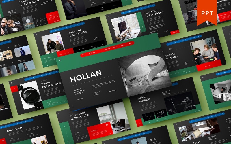 Hollan Business Шаблон PowerPoint