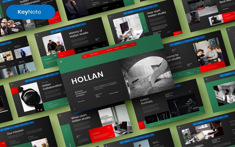 Hollan – Modello di nota chiave aziendale