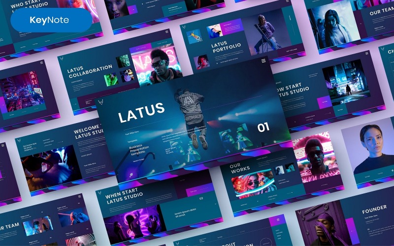 Latus — Шаблон бизнес-презентации