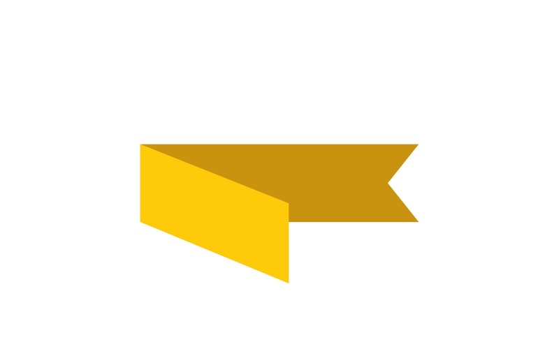 Étiquettes de rubans Logo Vector Symbol V11