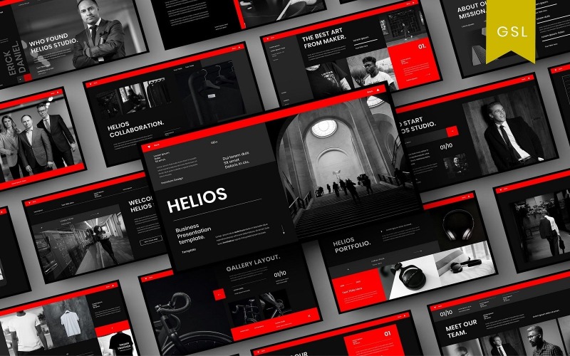 Helios - 商务 Google 幻灯片模板