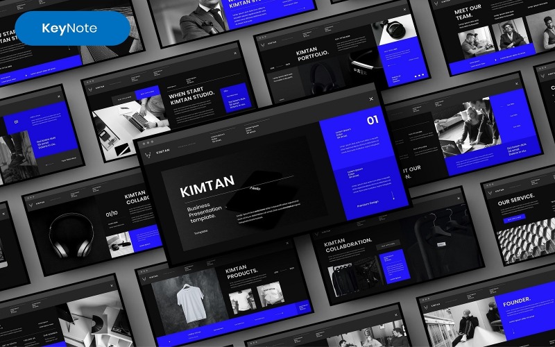 Kimtan - Modèle de présentation d'entreprise