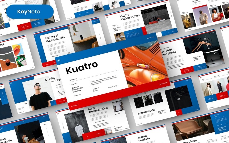 Kuatro – Business Keynote sablon