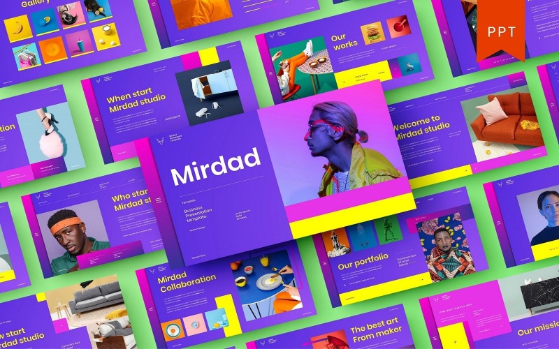 Mirdad - Sjablonen PowerPoint presentatie