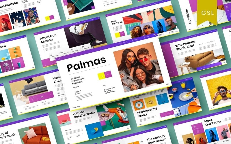 Palmas – бізнес-шаблон слайдів Google
