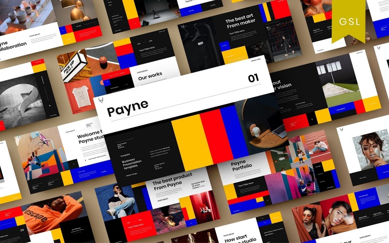 Payne – Biznesowy szablon slajdu Google