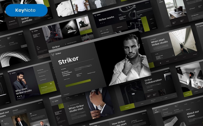 Striker - Modello di keynote aziendale