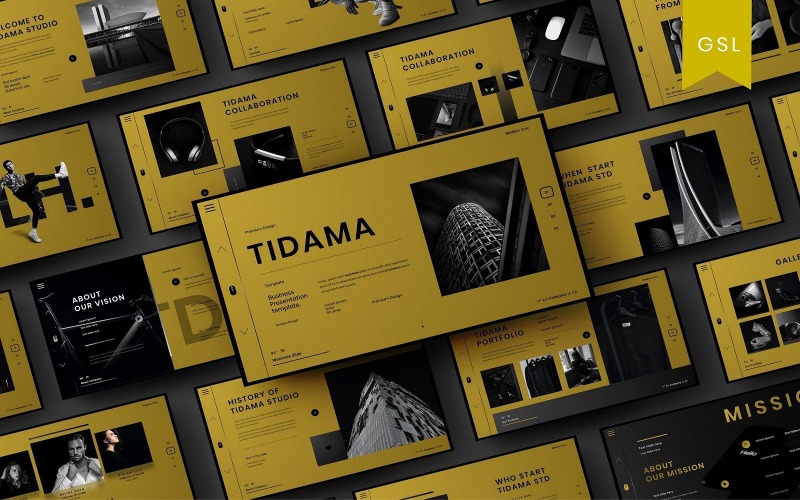 Tidama - İş Google Slayt Şablonu