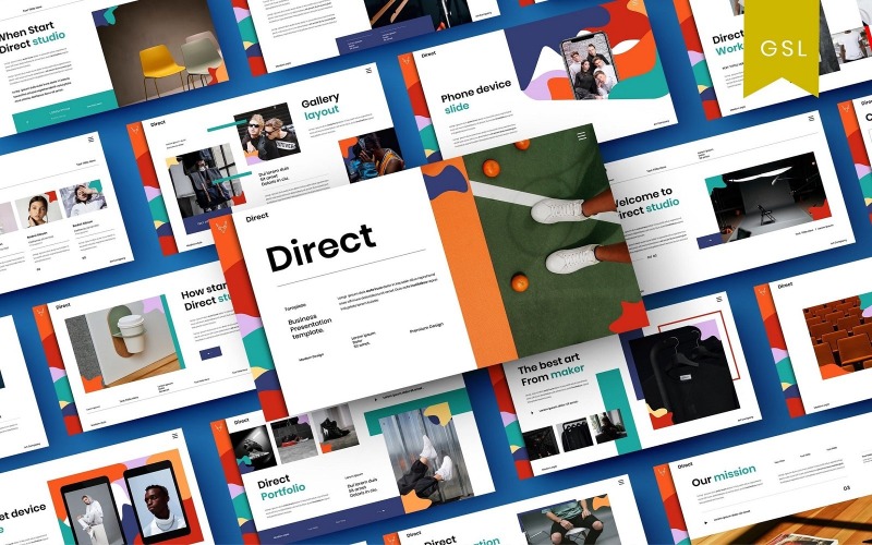 Direkt - Business Google Slide Mall