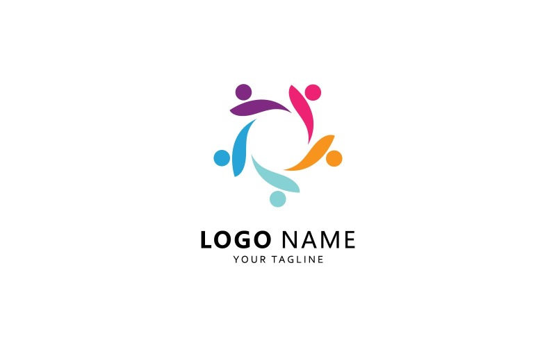Successo persone Logo Vector Symbol V16