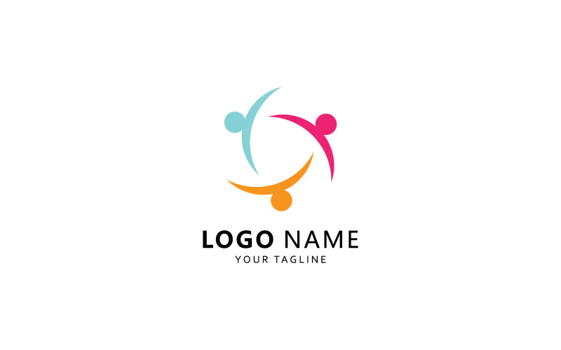 Successo persone Logo Vector Symbol V17