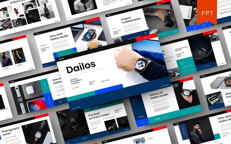 Dailos - Sjablonen PowerPoint presentatie