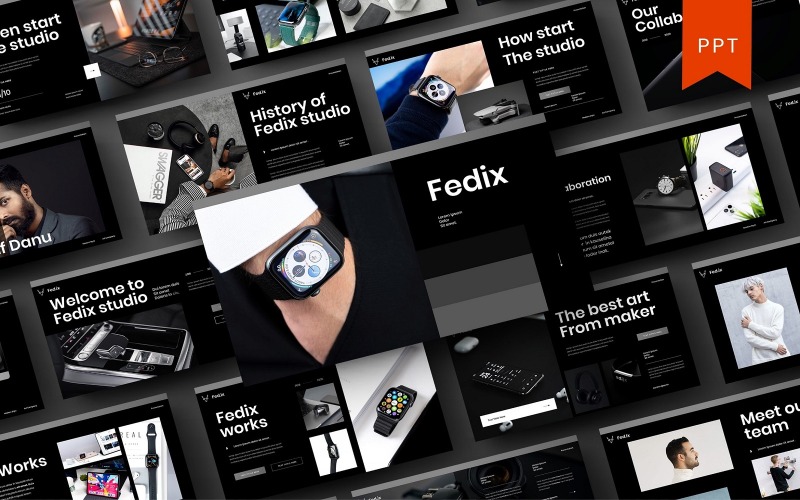 Fedix – Modèle PowerPoint d'entreprise