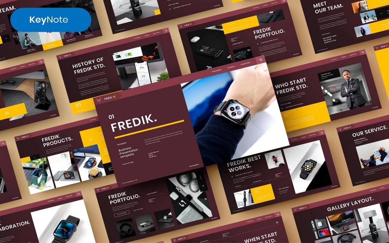 Fredik – Modello di nota chiave aziendale