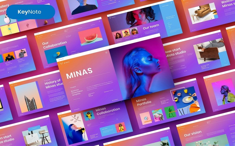 Minas - Modello di diapositiva Google aziendale