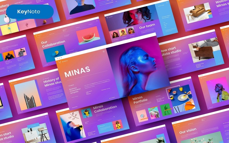 Minas – obchodní šablona prezentace Google