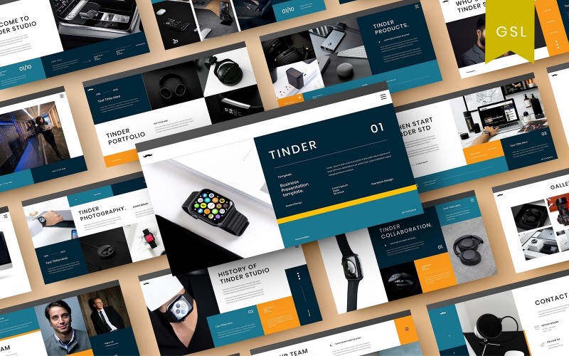 Tinder – Business-Google-Folienvorlage