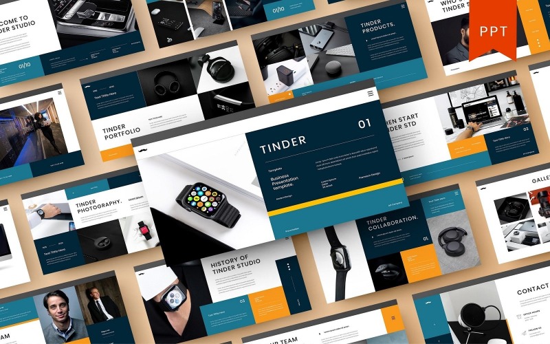 Zunder – Business-PowerPoint-Vorlage