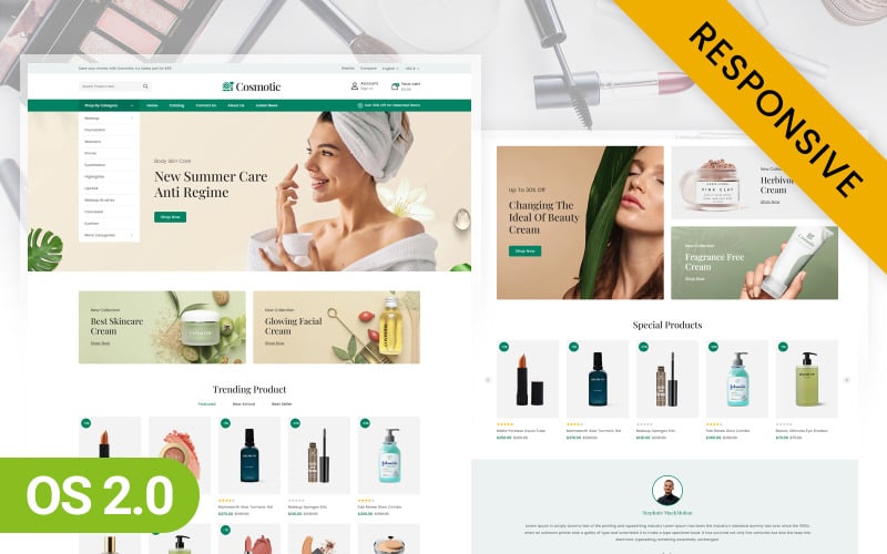 Cosmotic - 美容店 Shopify 2.0 响应式主题