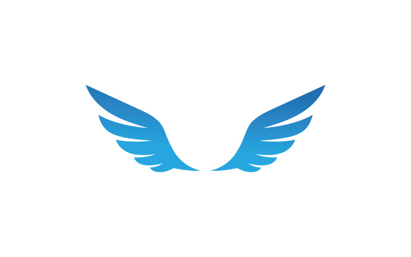 Kartal Kanadı Logo Vektör Tasarımı V2