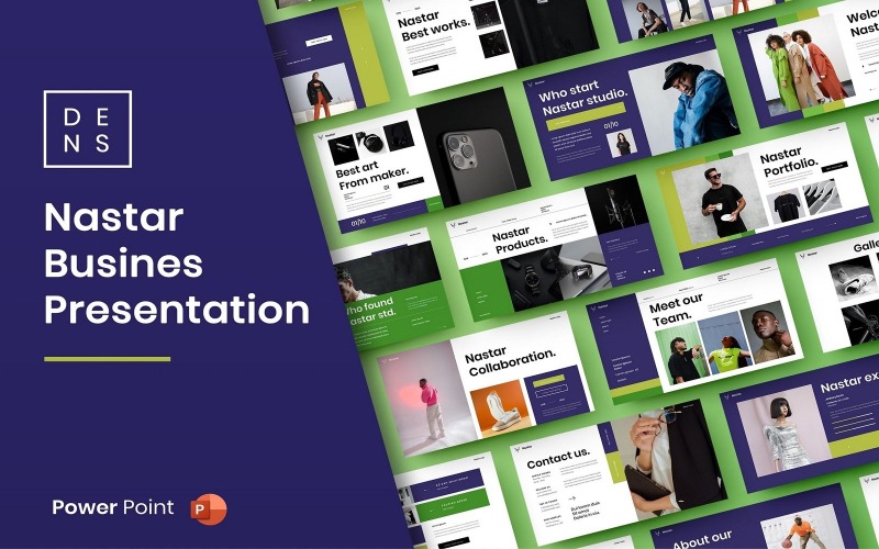Nastar – PowerPoint-mall för företag