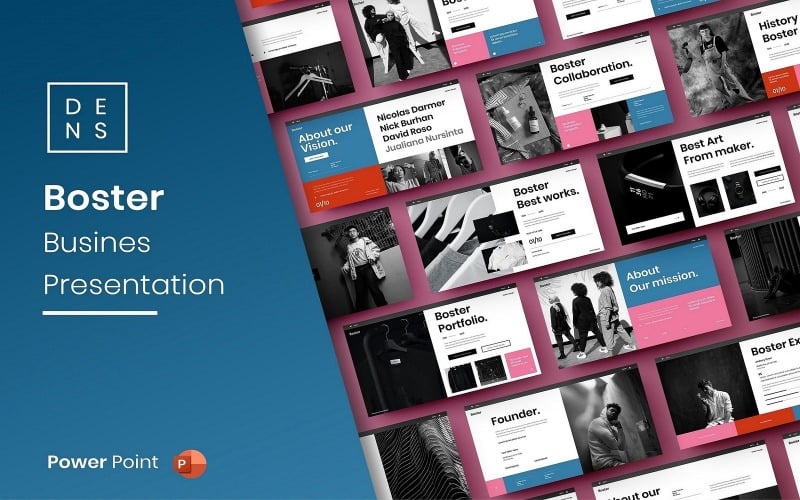 Booster - Modelo de PowerPoint de Negócios