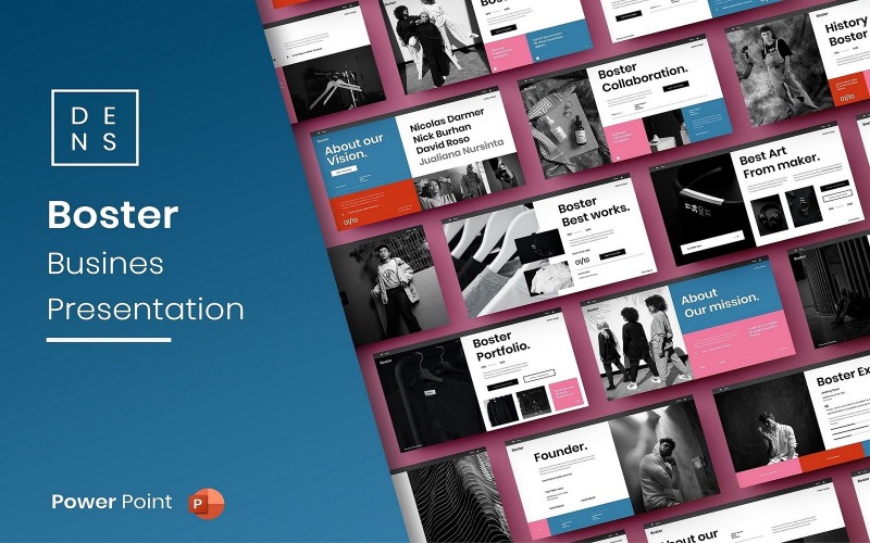 Boster - Sjablonen PowerPoint presentatie