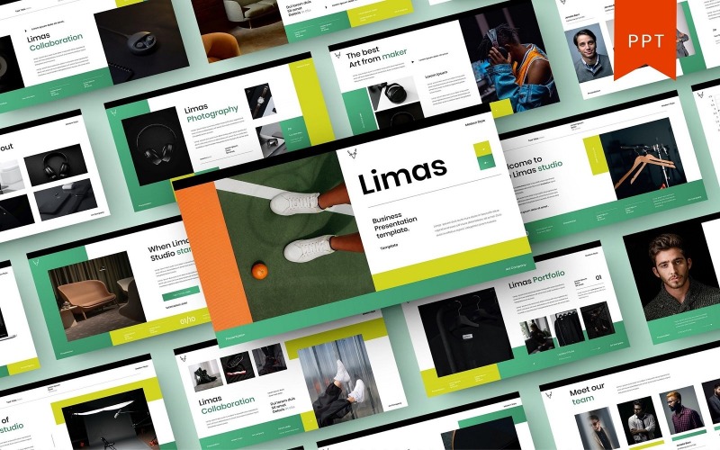 Limas – PowerPoint-mall för företag