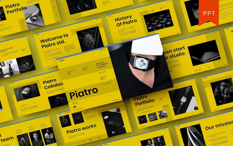 Пиатро – Бизнес Шаблоны презентаций PowerPoint