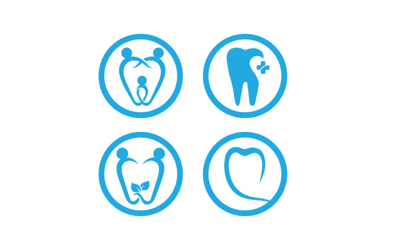 Dental Care Logo Health Vector Symbol Icon V43