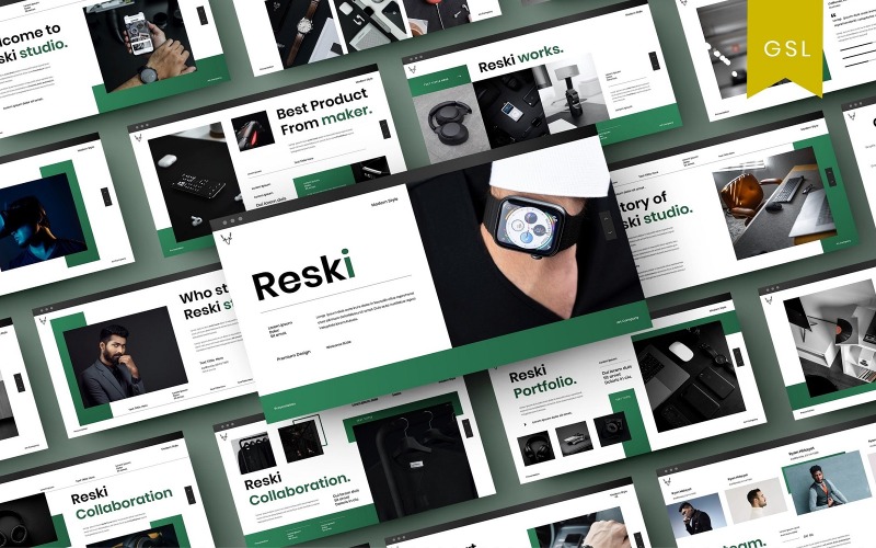 Reski - İş Google Slayt Şablonu
