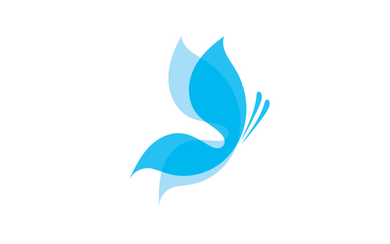 Beleza Borboleta Vector Logo Design V9