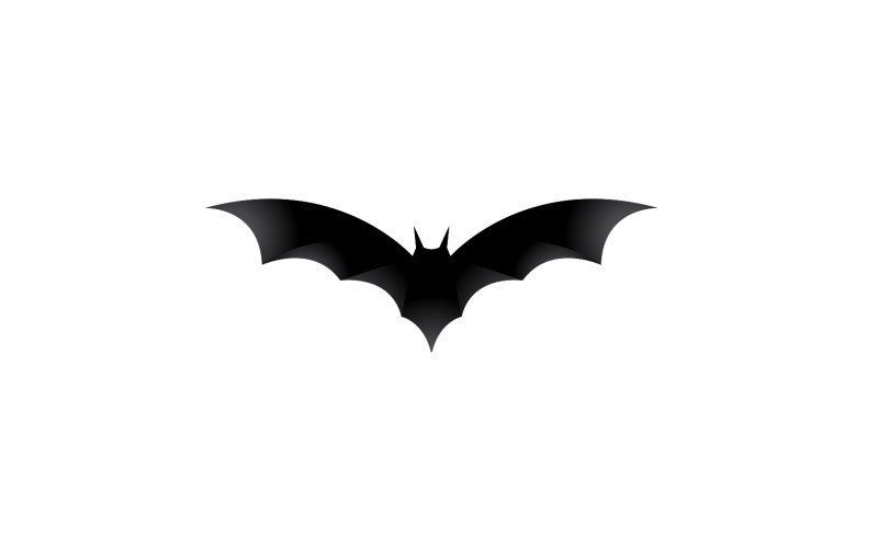 Fledermaus-Logo und Symbol-Tier-Logo-Vektor V2