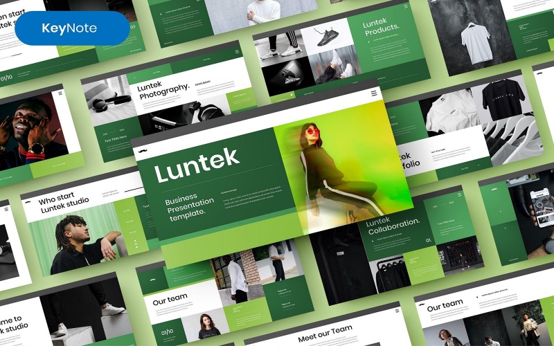 Luntek - Modèle de présentation d'entreprise