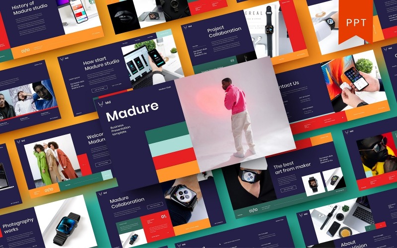 Madure – Modèle d'entreprise PowerPoint